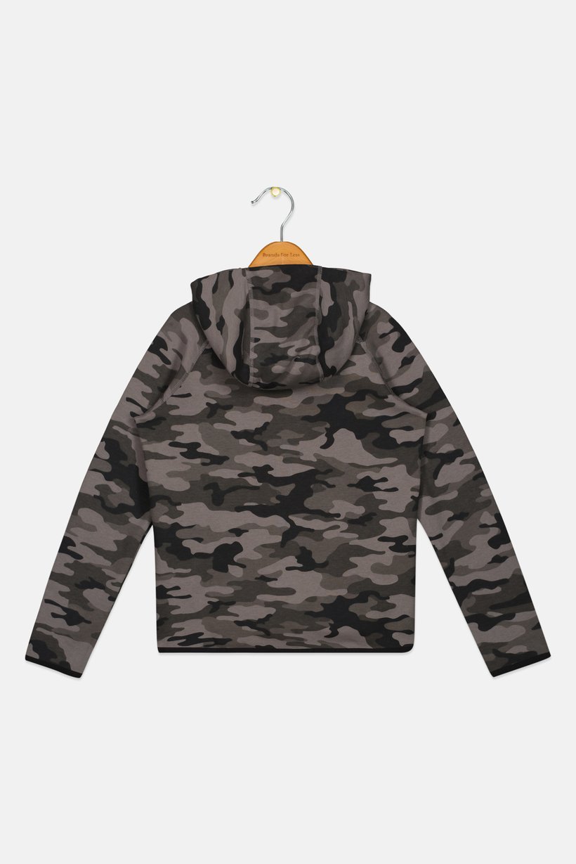 Kids Boy Long Sleeve Camouflage Hoodie, Multicolor