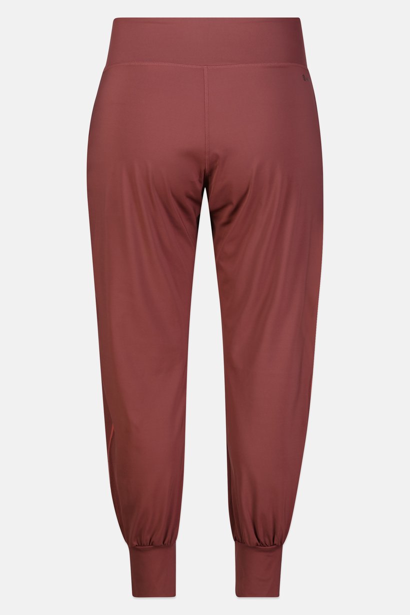 Women Plus Size Pull On Training Leggings, Brown