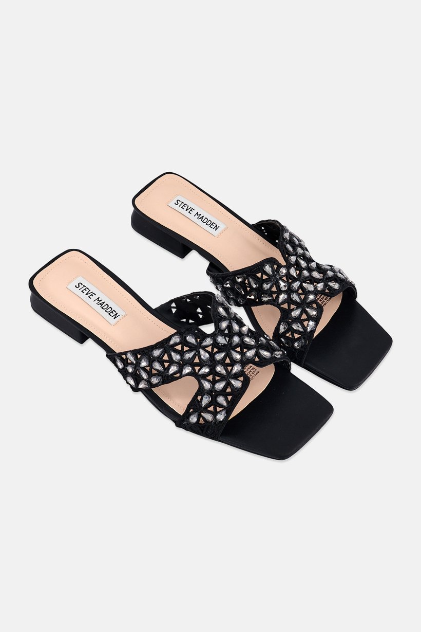 Women Wallisa Slip On Sandals, Black