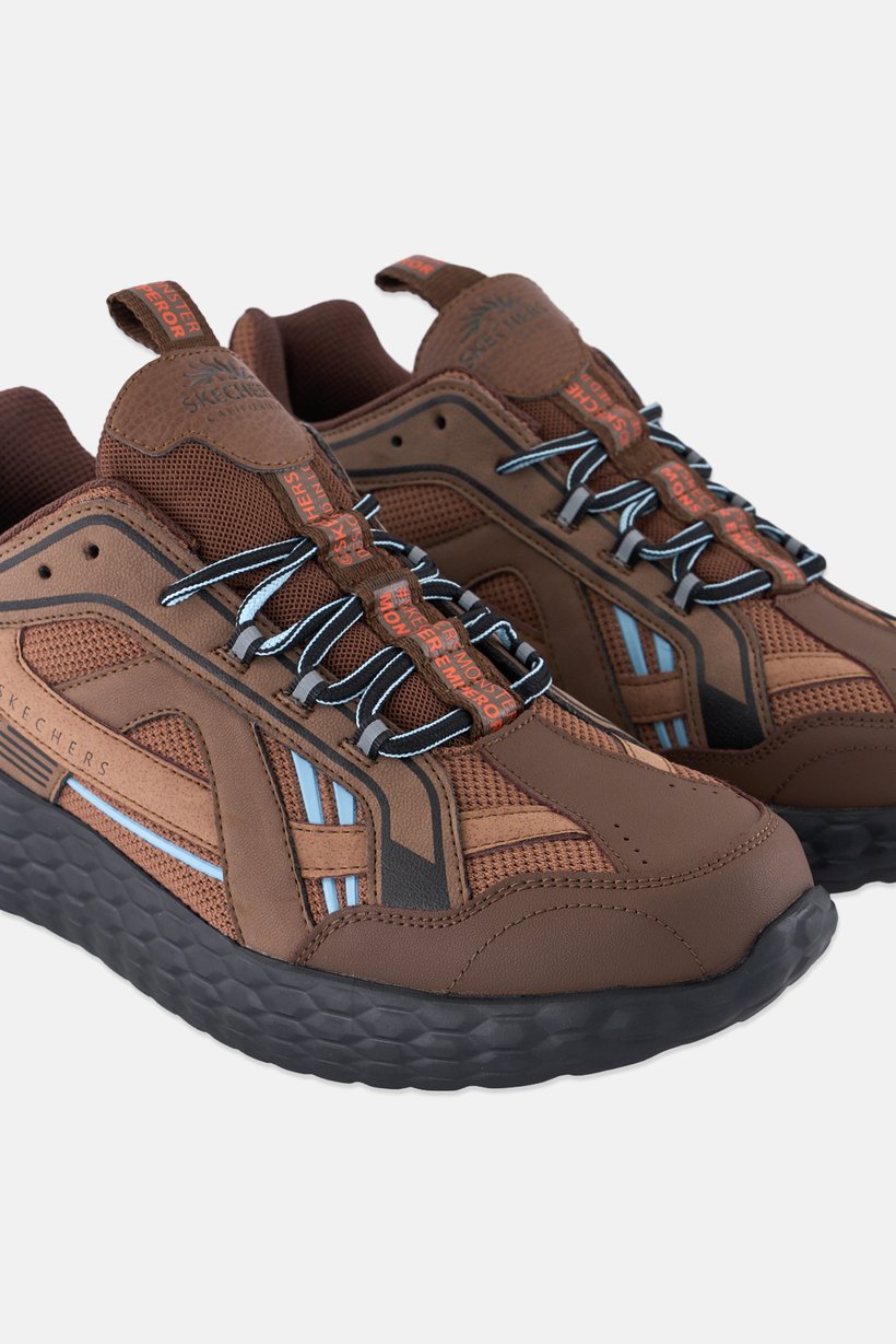 Buy Skechers Men Monster Emperor Lace Up Outdoor Shoes, Brown Online ...