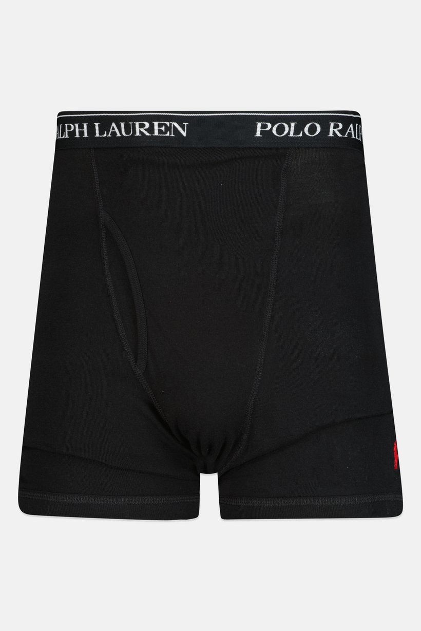 Polo Ralph Lauren Men 5pcs Classic Logo Cotton Boxer Brief, Polo Black