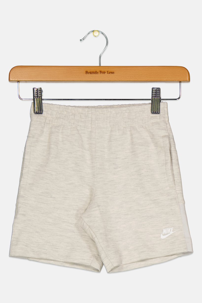 Toddlers Boy Brand Logo Outdoor Shorts, Off-White