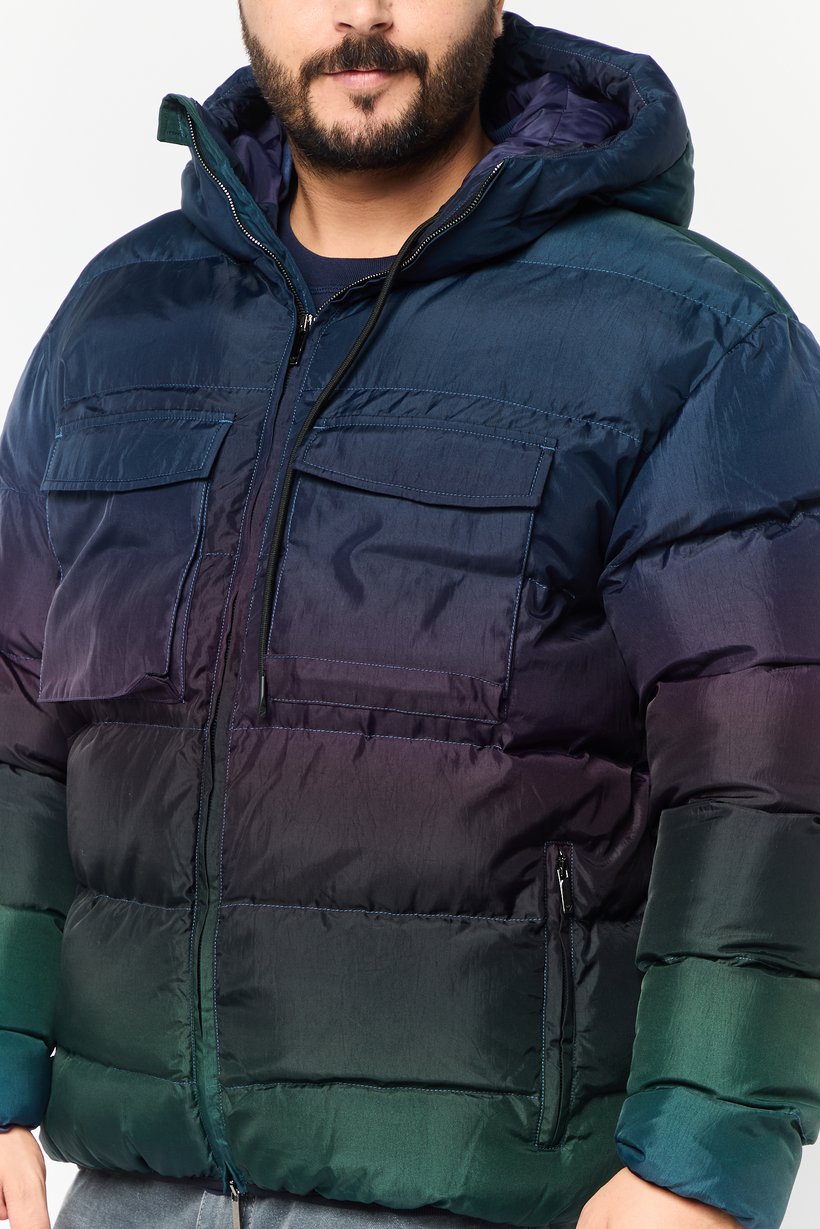 Emporio Armani Men Quilted Puffer Jacket Vest, Multicolor