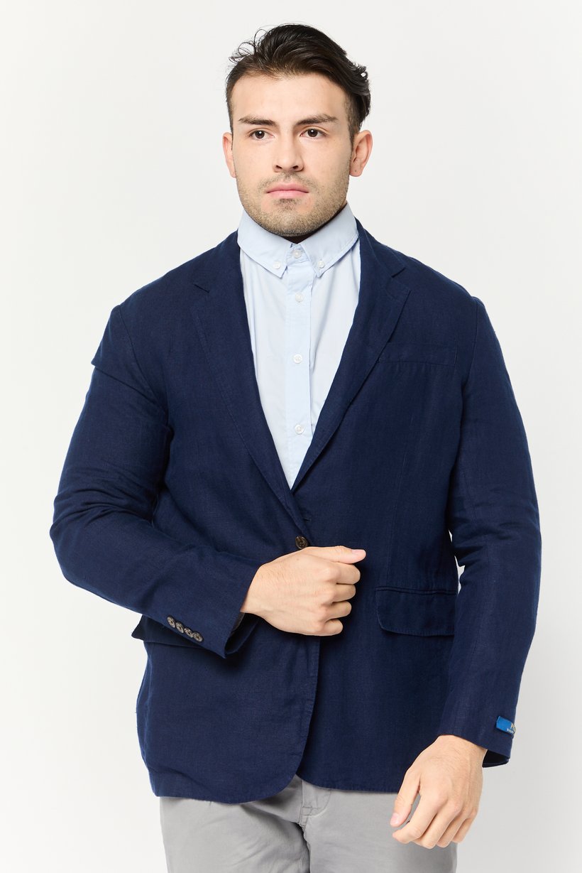 Polo Ralph Lauren Men Modern Fit Solid Casual Blazer, Navy