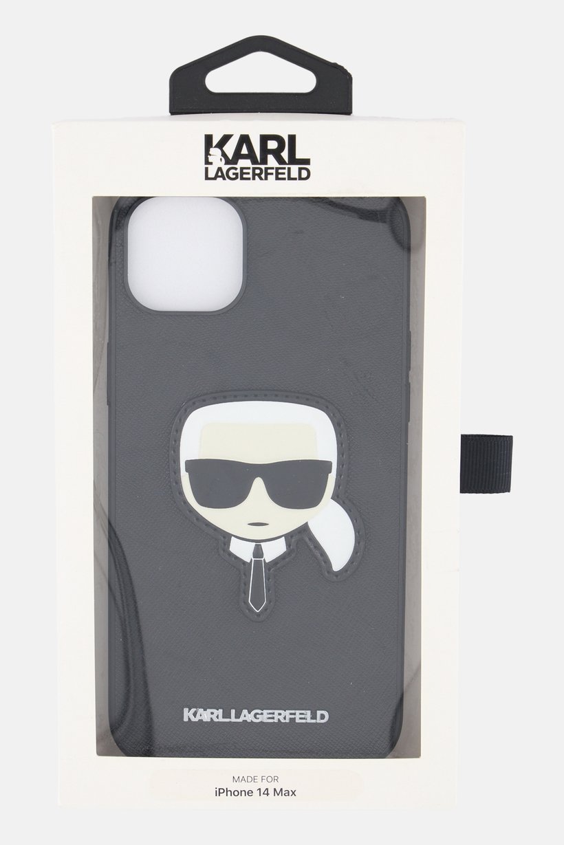 iPhone 14 Plus Karl Head Patch Ultra-Thin Case, Black