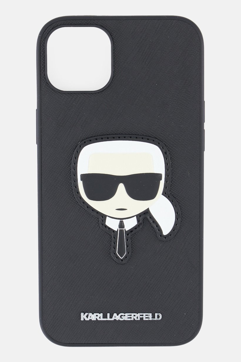 iPhone 14 Plus Karl Head Patch Ultra-Thin Case, Black