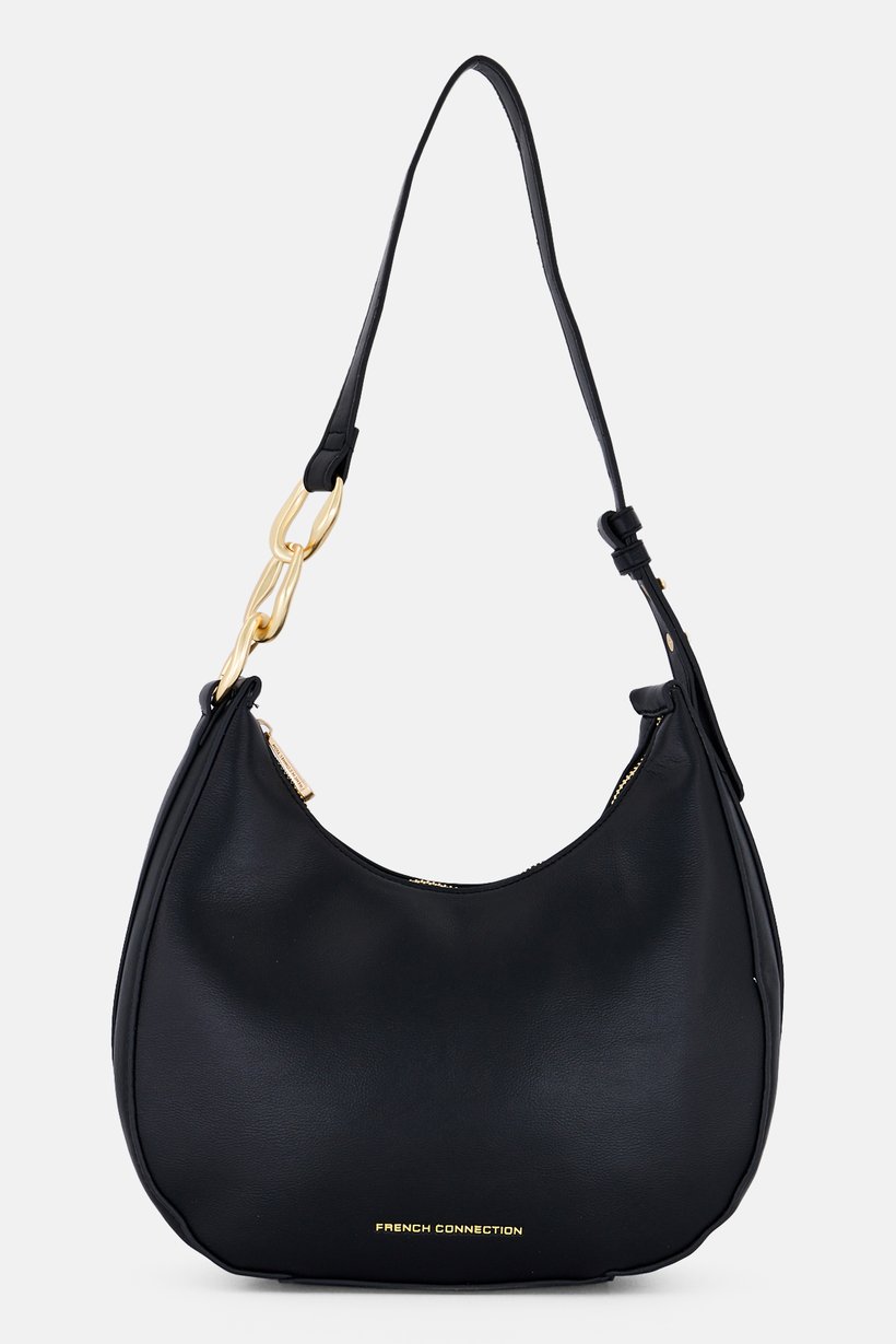Women Woven Moriz Textured Smooth Hobo, Black