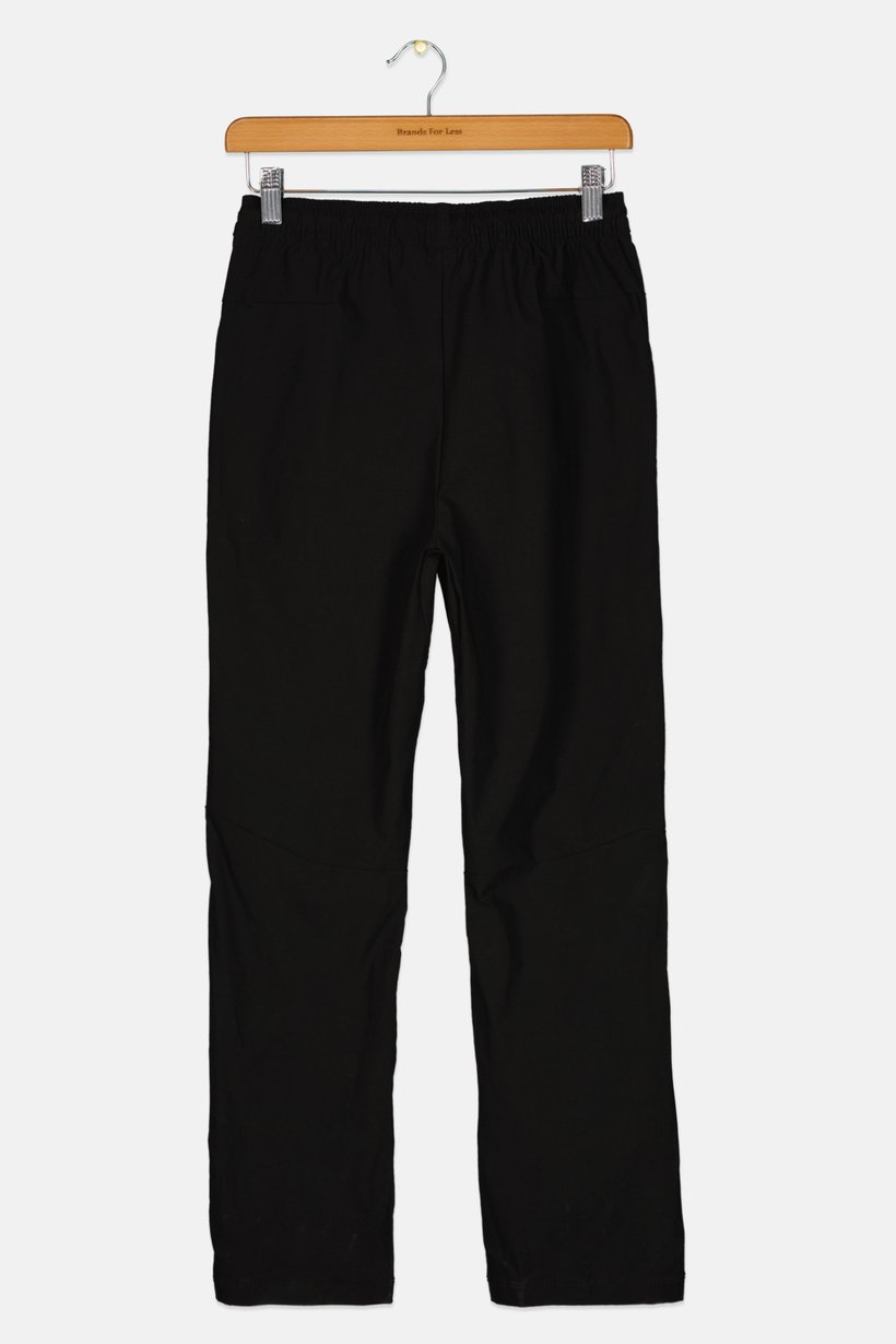 Kids Boy Solid Straight Leg Pants, Black