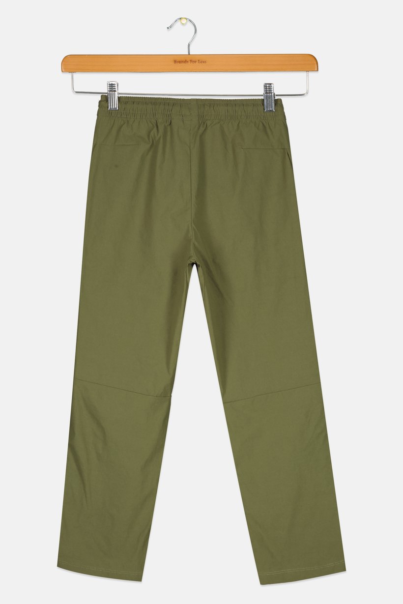 Kids Boy Solid Joggers Pants, Olive