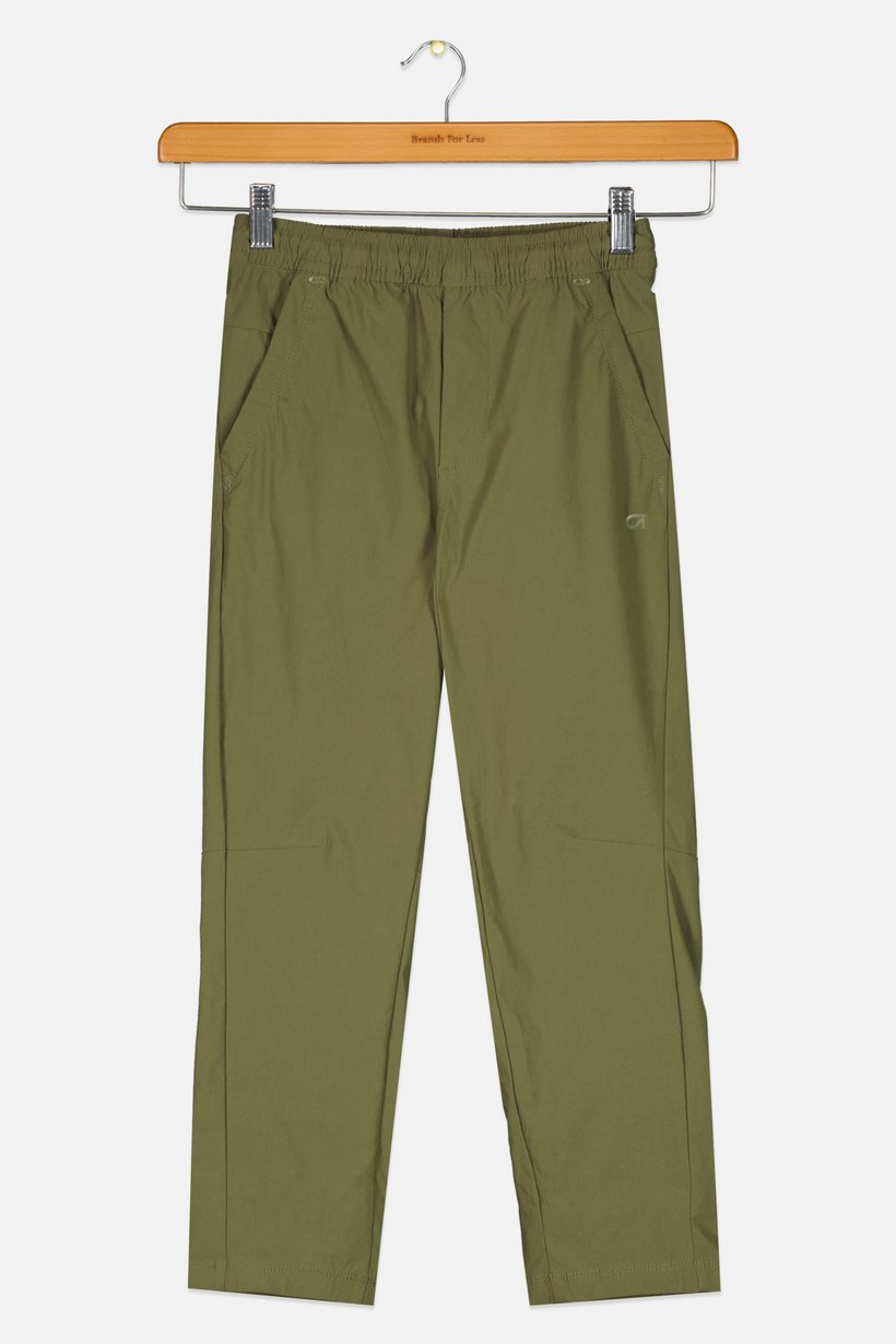 Kids Boy Solid Joggers Pants, Olive
