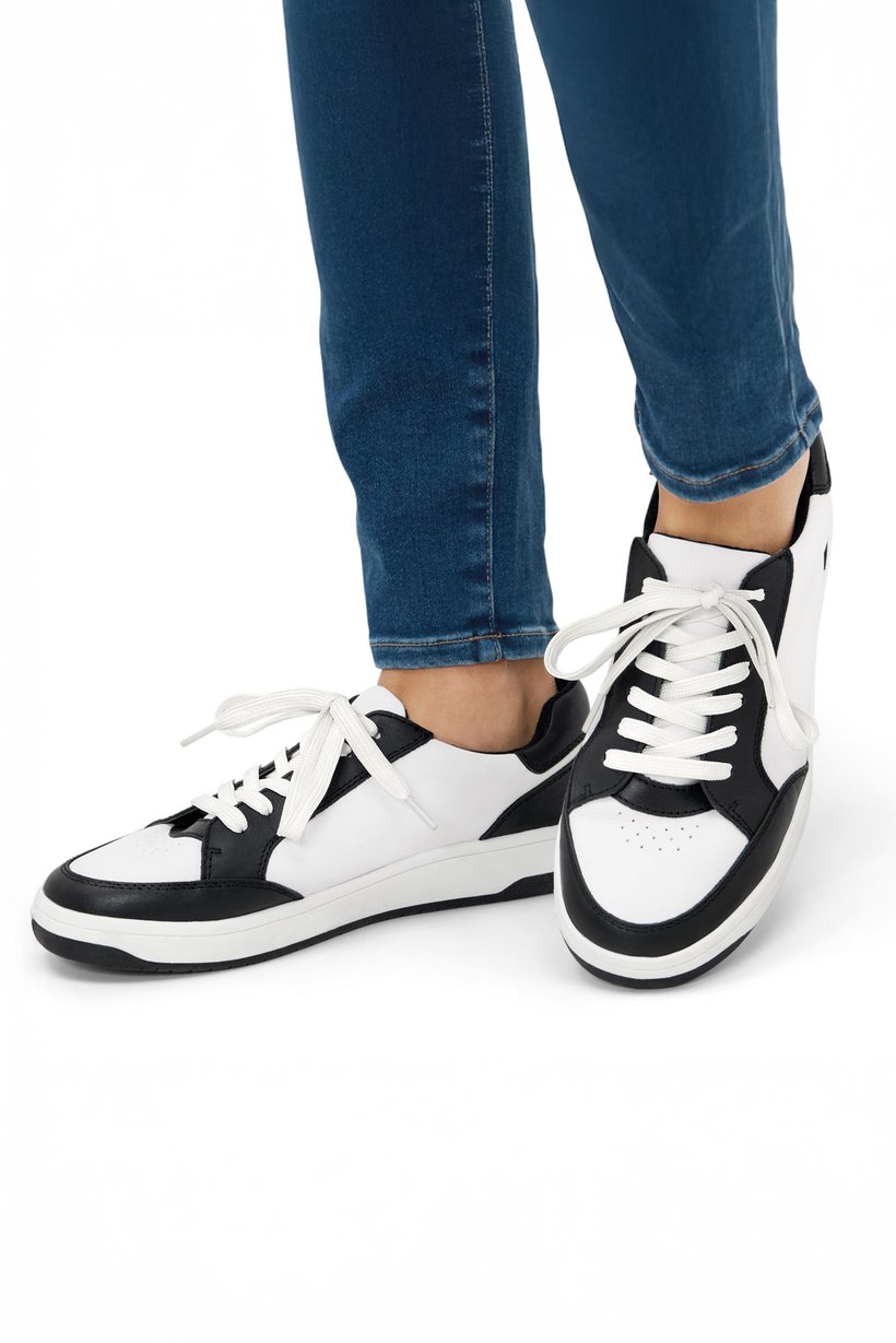 Women Lace Up Casual Shoes, Multicolor