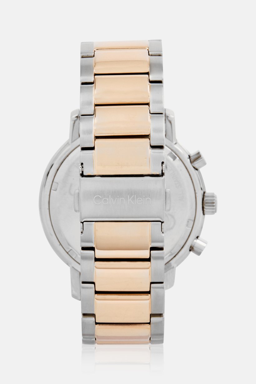 Buy Calvin Klein Men 25200064 Stainless Steel Analog Two Tone Watch ...