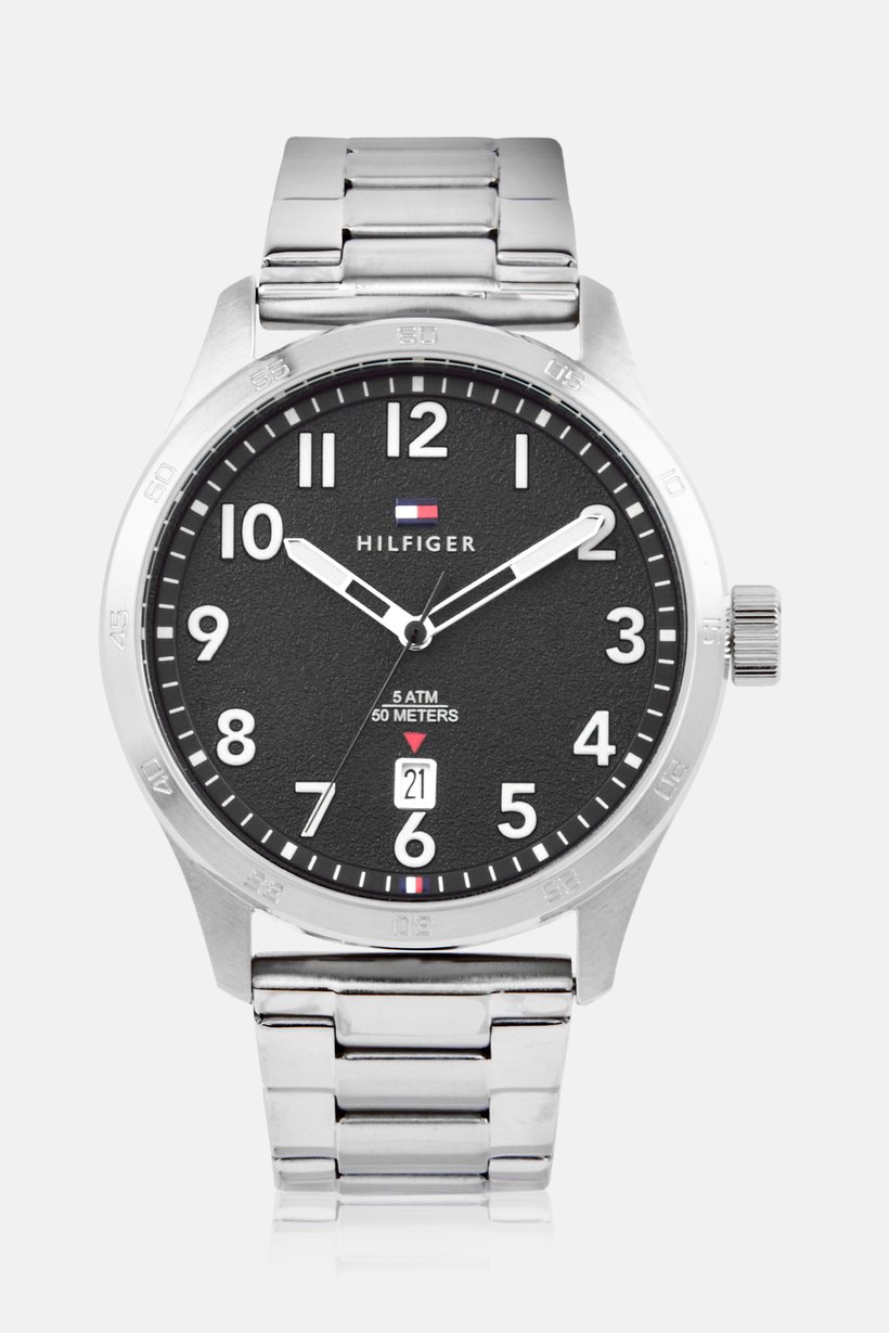 Men 1710594 Stainless Steel Analog Watch 43 mm, Silver