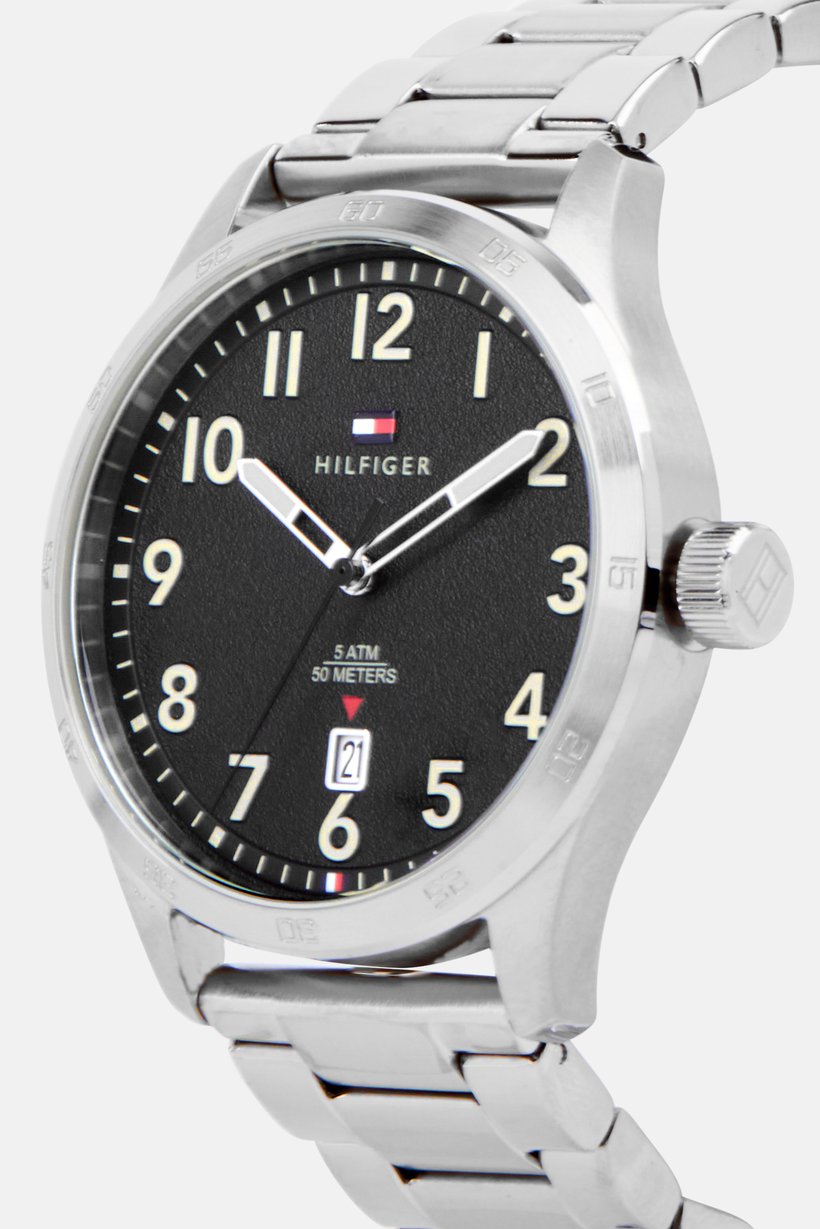 Men 1710594 Stainless Steel Analog Watch 43 mm, Silver