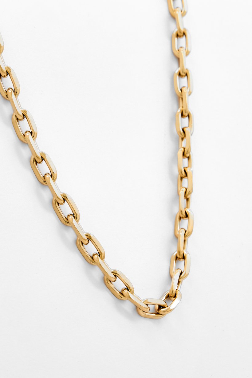 Buy Hugo Boss Boss Men Stainless Steel Chain Necklace, Gold Online ...