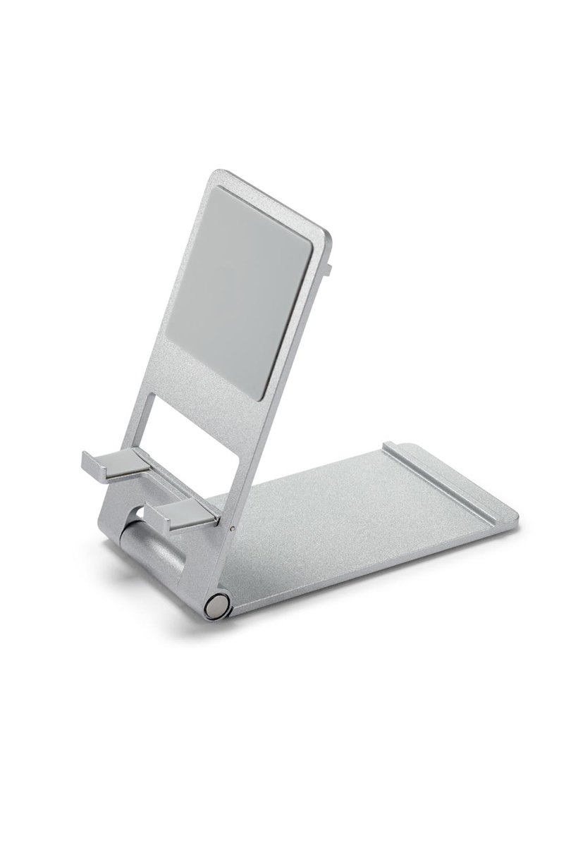 Smartphone and Tablet Stand, Silver