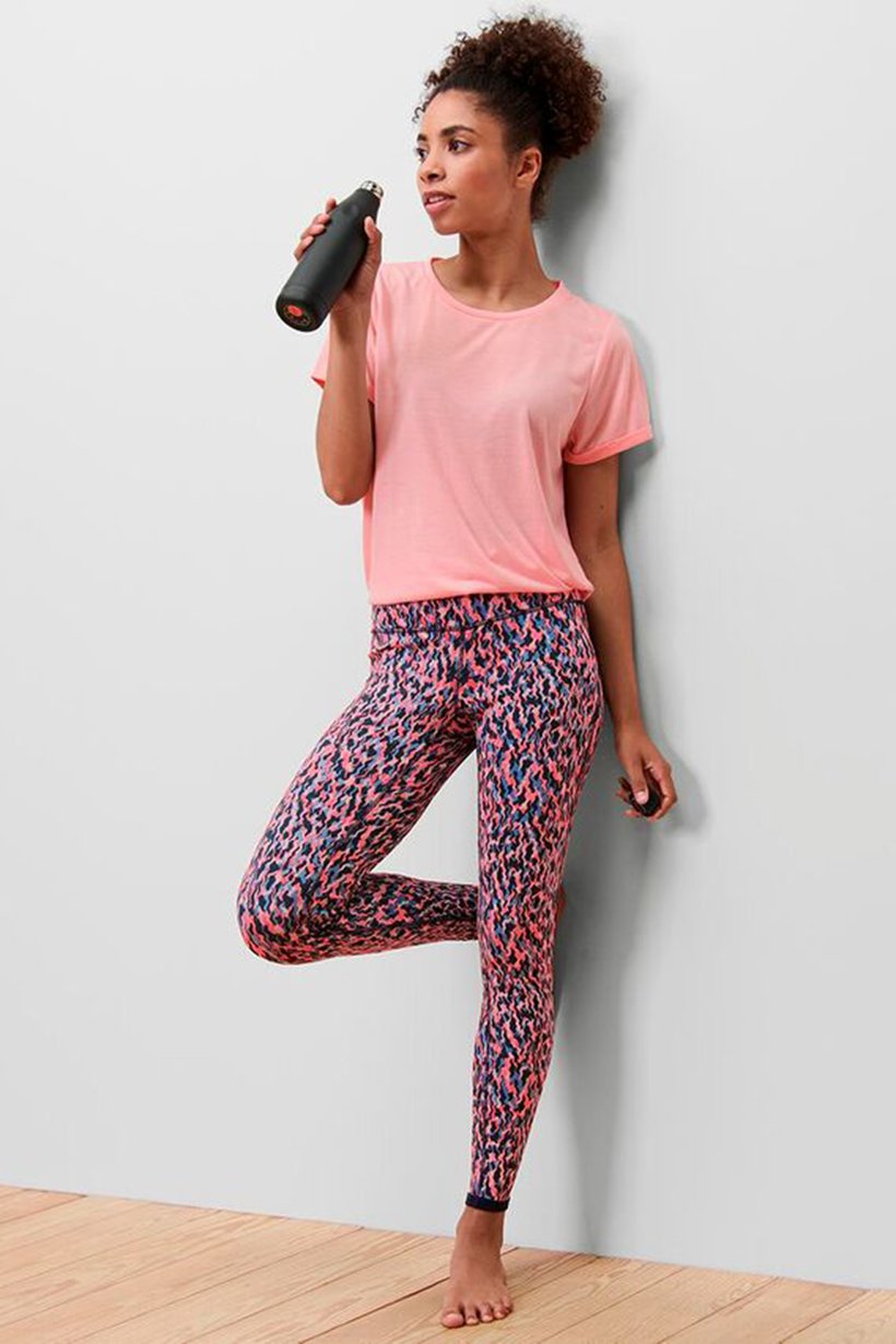 Women Sportswear Fit Reversible Training Tights, Multicolor
