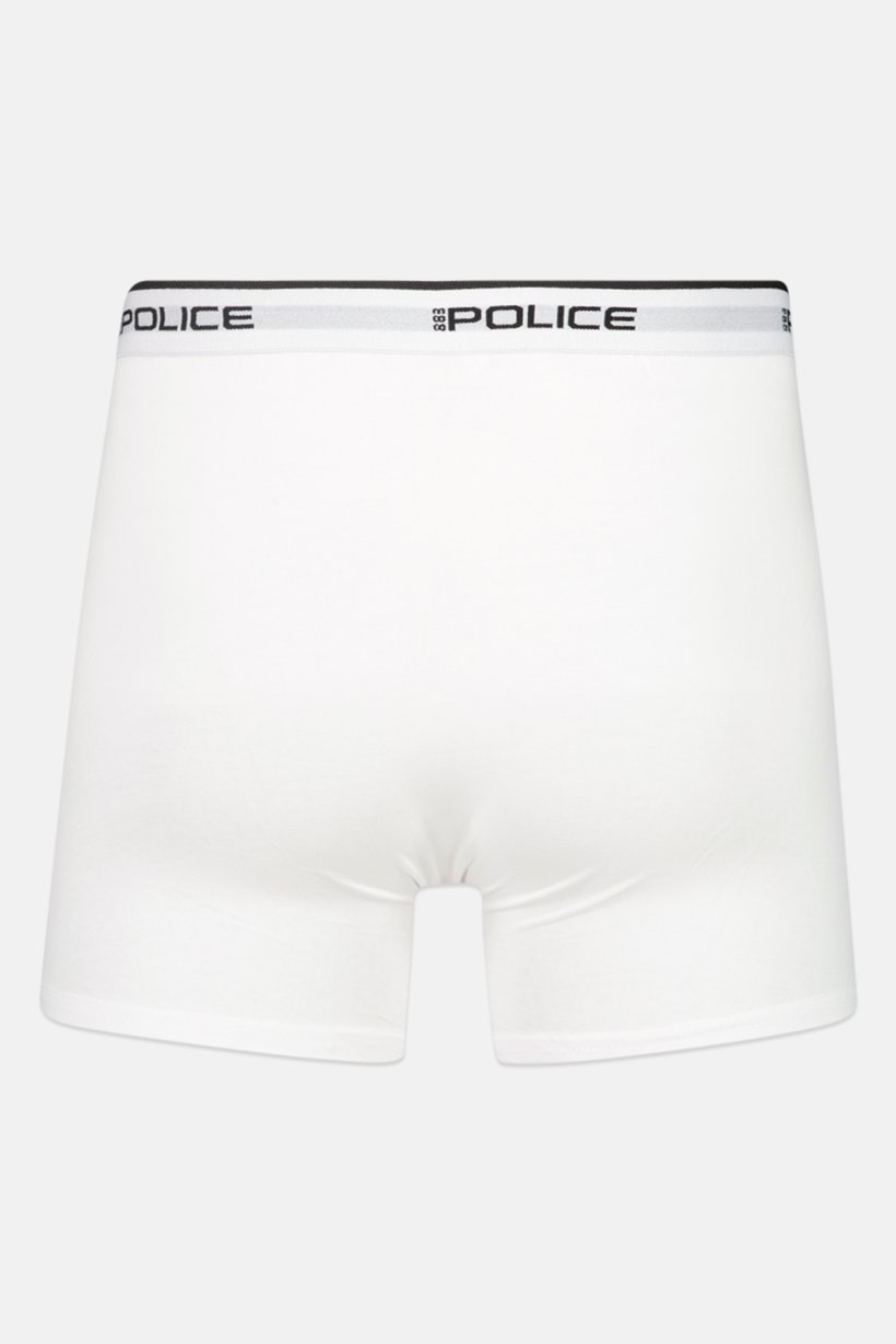 Men 3 Pieces Brand Logo Boxer Shorts, White