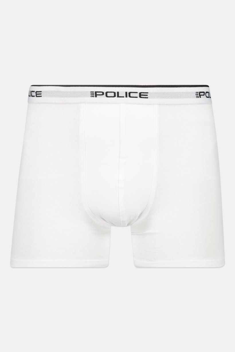 Men 3 Pieces Brand Logo Boxer Shorts, White