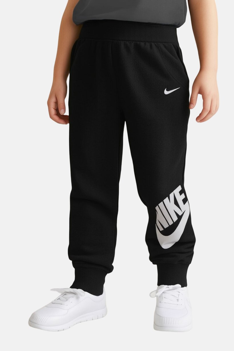 Toddlers Boy Brand Logo Outdoor Sweatpants, Black