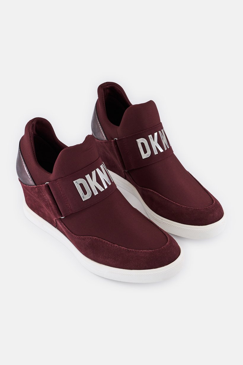 Women Cosmos Slip On Micro Suede Sneakers, Maroon