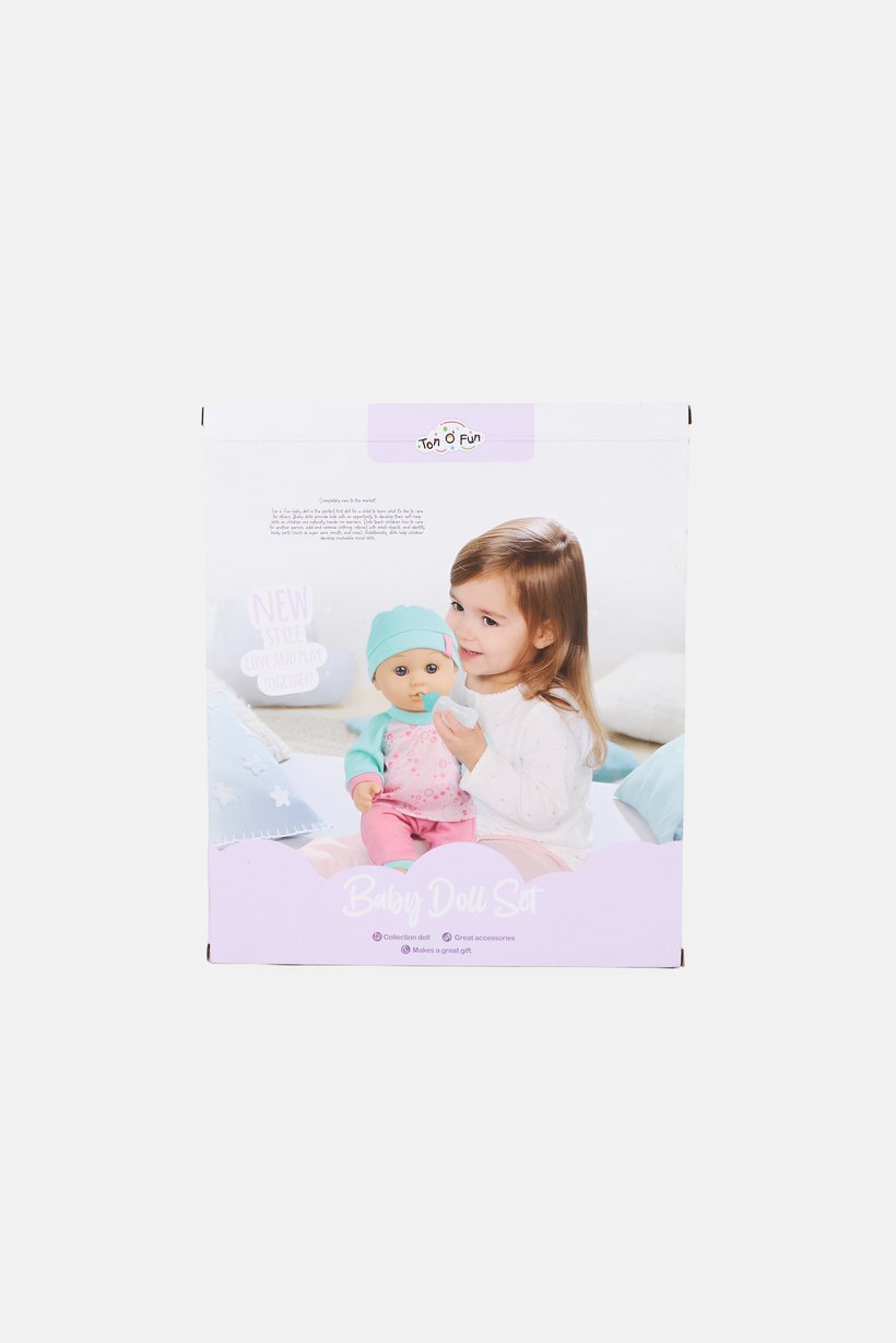Newborn Baby Doll With Accessories Set
