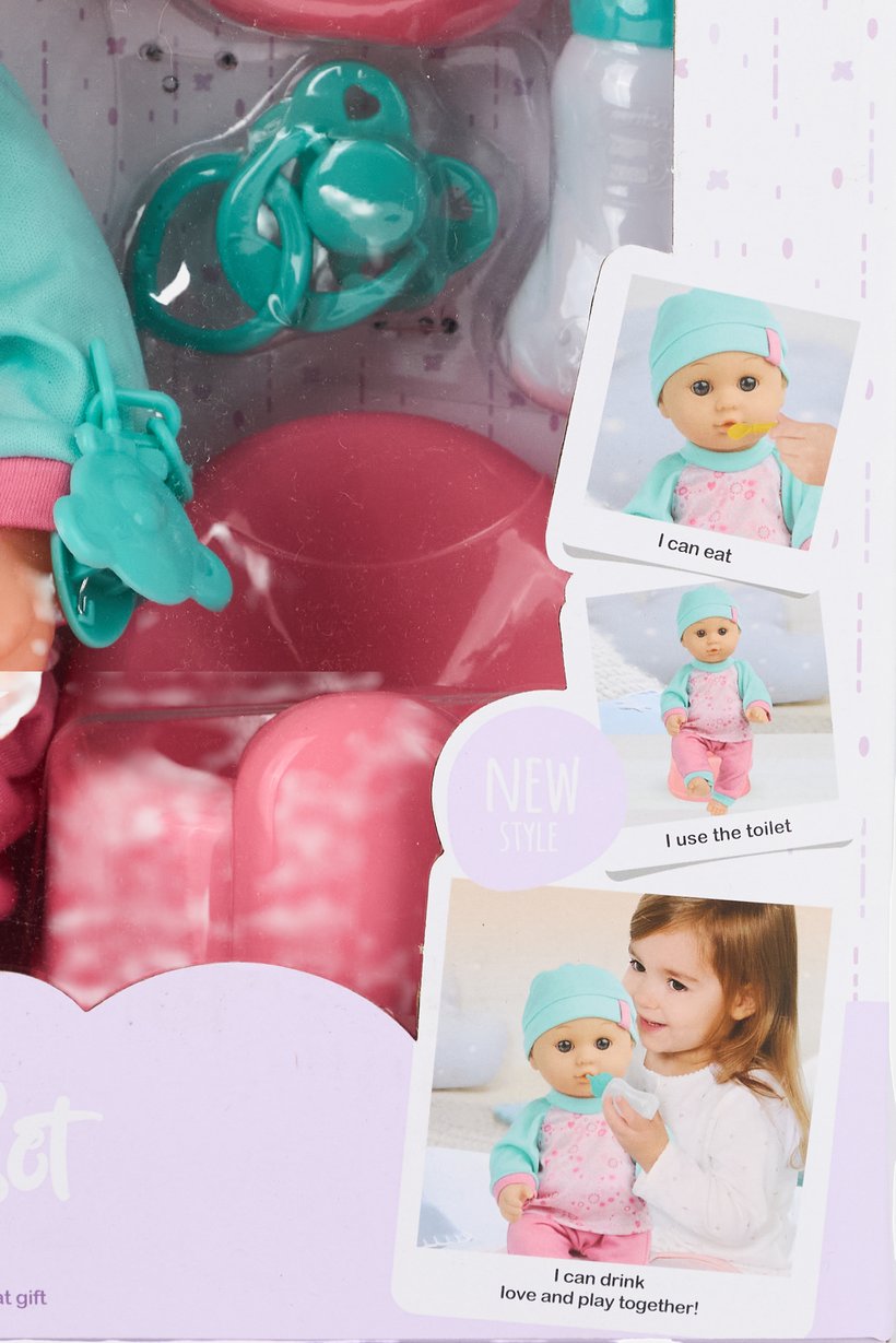 Newborn Baby Doll With Accessories Set