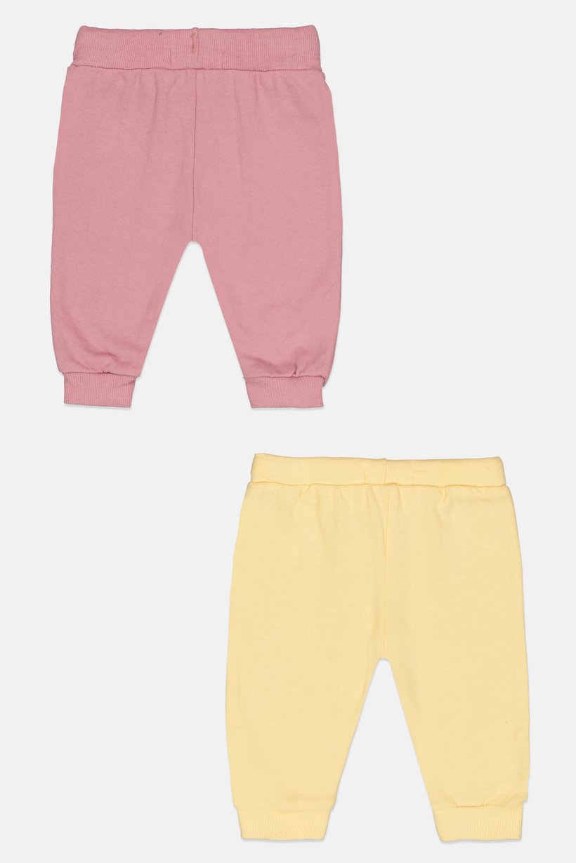 Fox And Bunny By Sinsay Toddlers Girl 2 Piece Solid Pull On Pants, Multicolor