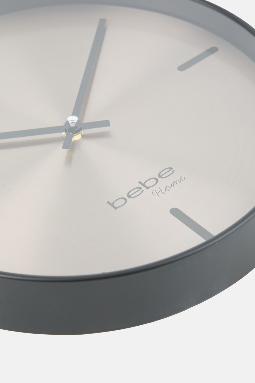 Buy Bebe Home Wall Clock With Aluminum Frame And Dial, Bronze Online ...