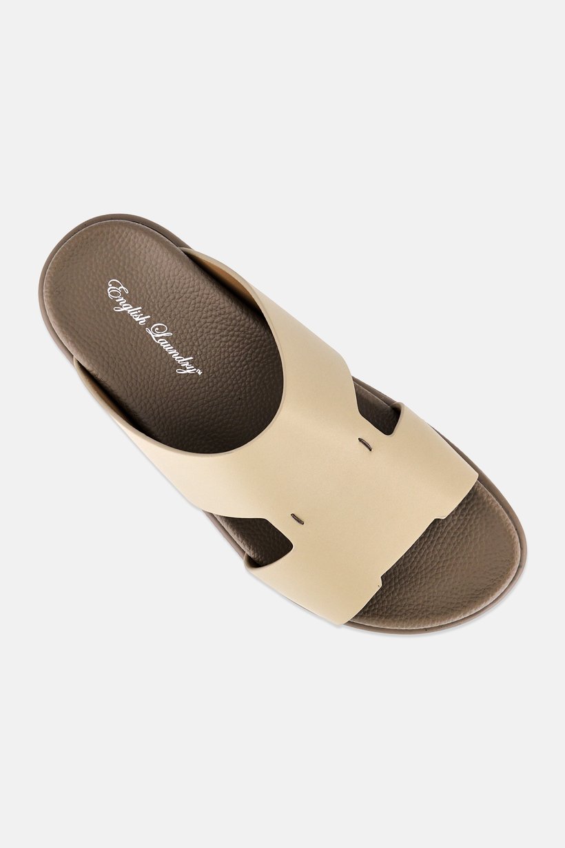 Men Slip On Arabic Sandals, Khaki