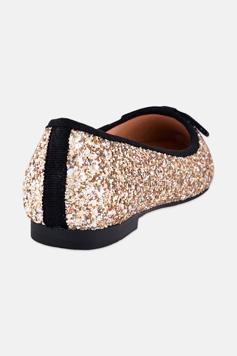 Women Ceutical Slip On Flat Shoes, Gold