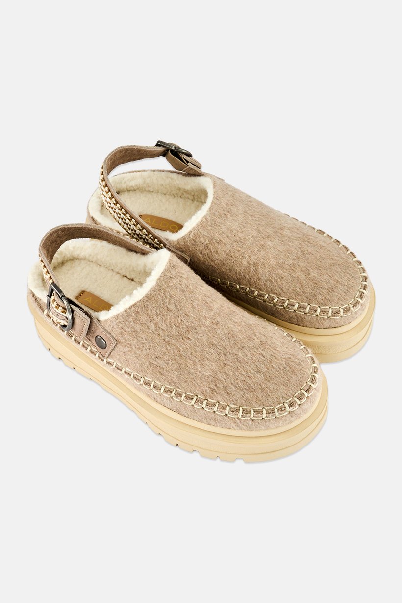 Women Mirellie Adjustable Buckle Clogs, Taupe