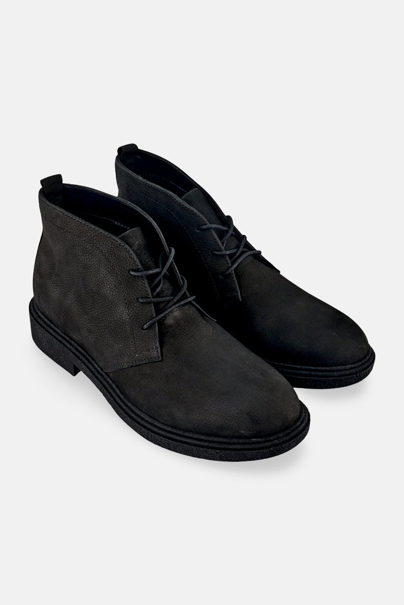 Men Torroo Lace Up Ankle Boots, Black