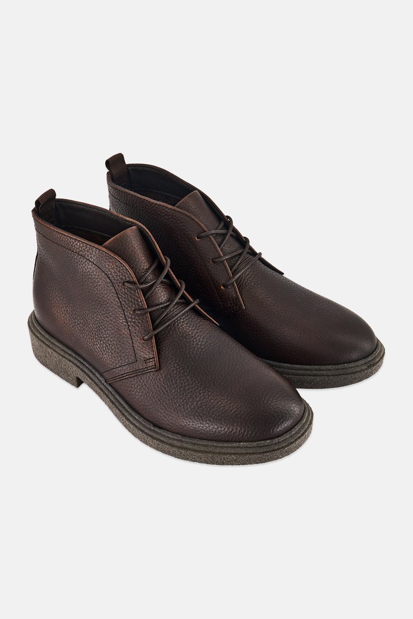 Men Torro Lace Up Chukka Ankle Boots, Brown