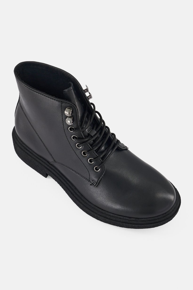 Men Waltonn Slip On Ankle Boots, Black