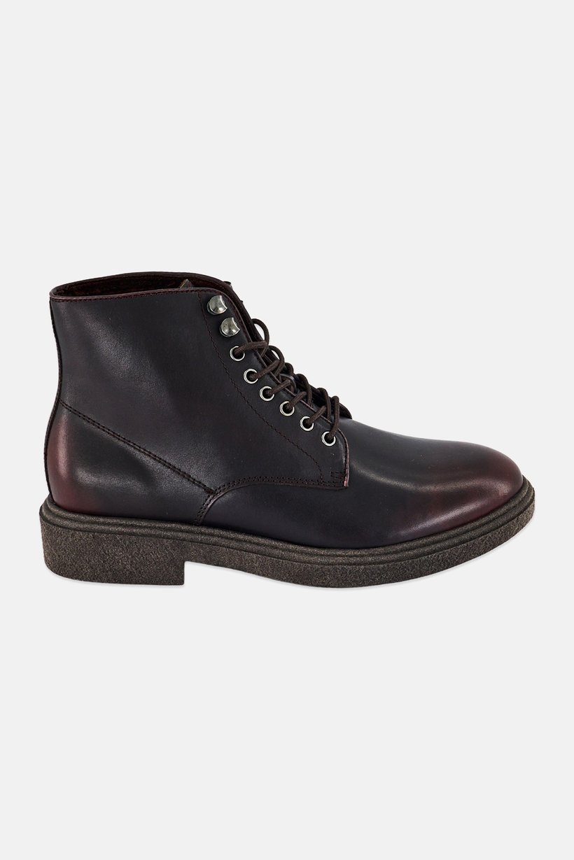Men Waltonn Lace Up Ankle Boots, Dark Brown