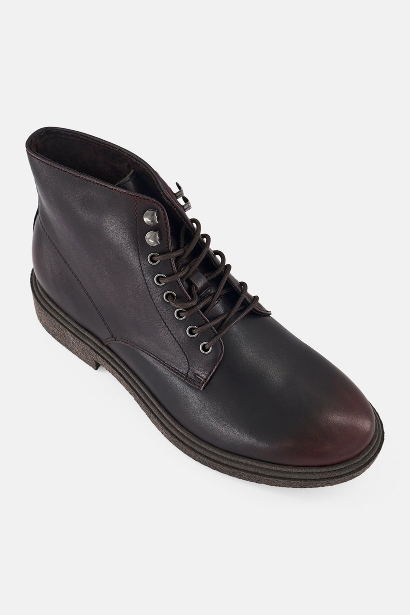 Men Waltonn Lace Up Ankle Boots, Dark Brown