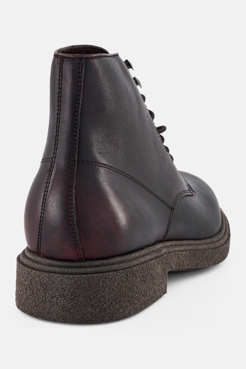 Men Waltonn Lace Up Ankle Boots, Dark Brown