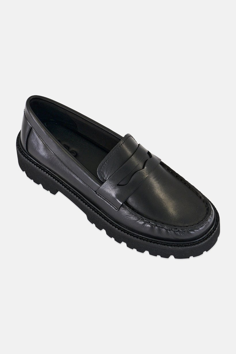 Women Marguenat-In Slip On Loafer Shoes, Black