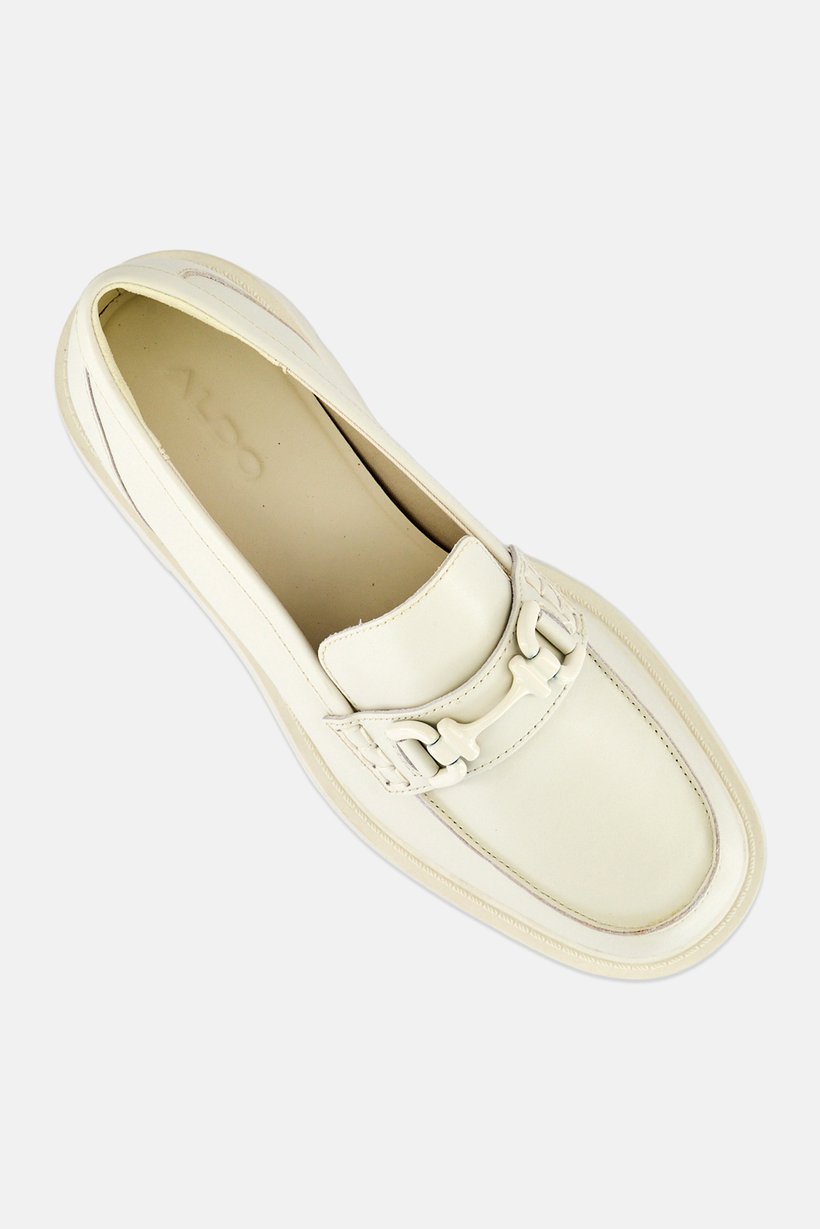 Women Oneameth Slip On Loafer Shoes, White