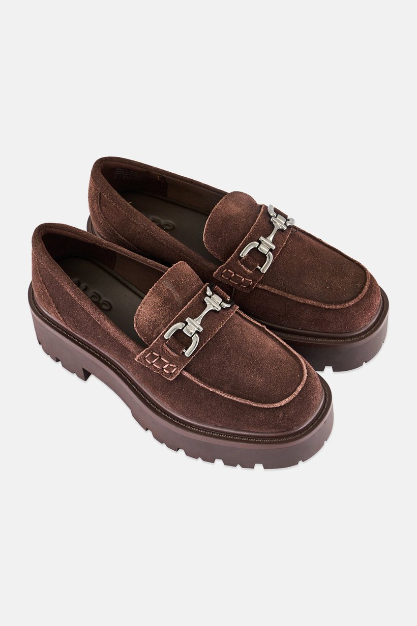 Women Oneameth Slip On Loafer Shoes, Brown