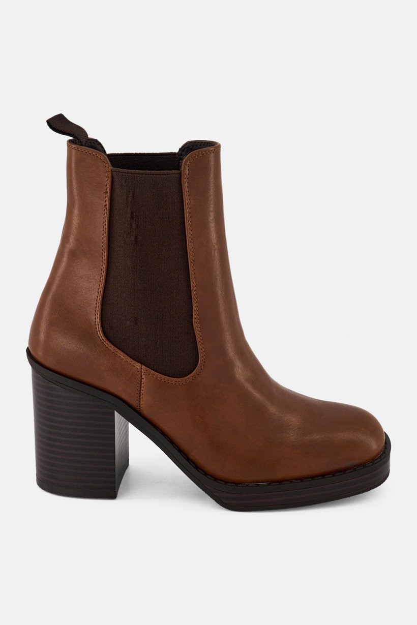 Women Elarah Slip On Ankle Boots, Brown