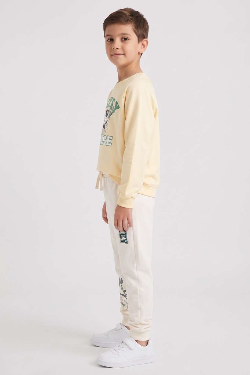 Mickey And Friends Kids Boy 2 Pieces Graphic Print Sweatshirt And Jogger Pants, Multicolor