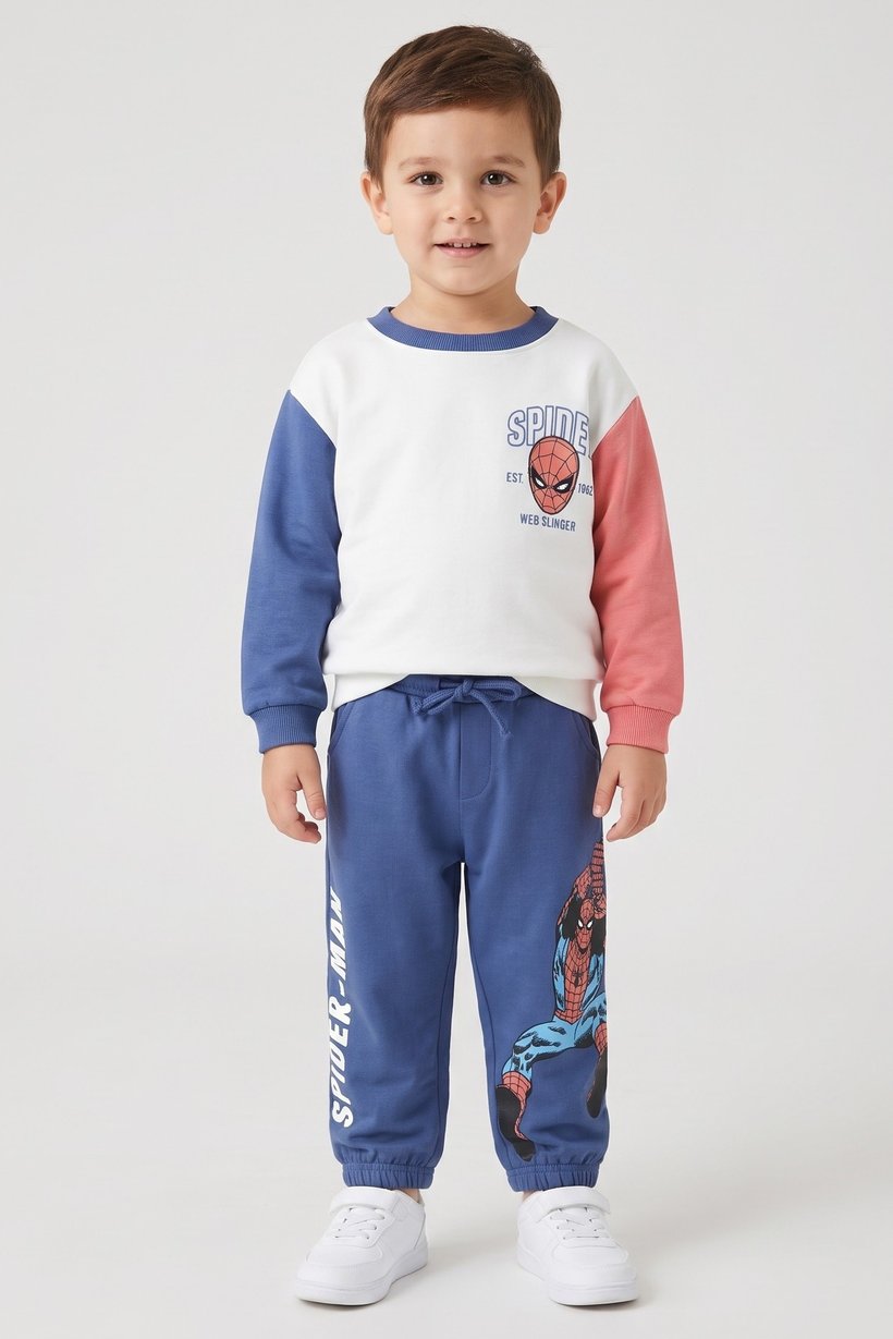Toddlers Boy 2 Pcs Graphic Print Long Sleeve Sweashirt And Jogger Set, Multicolor