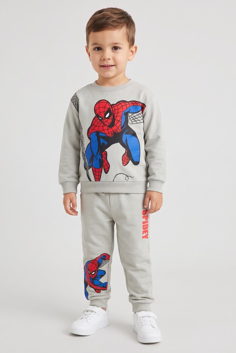 Toddlers Boy 2 Pcs Graphic Print Long Sleeve Sweashirt And Jogger Set, Multicolor