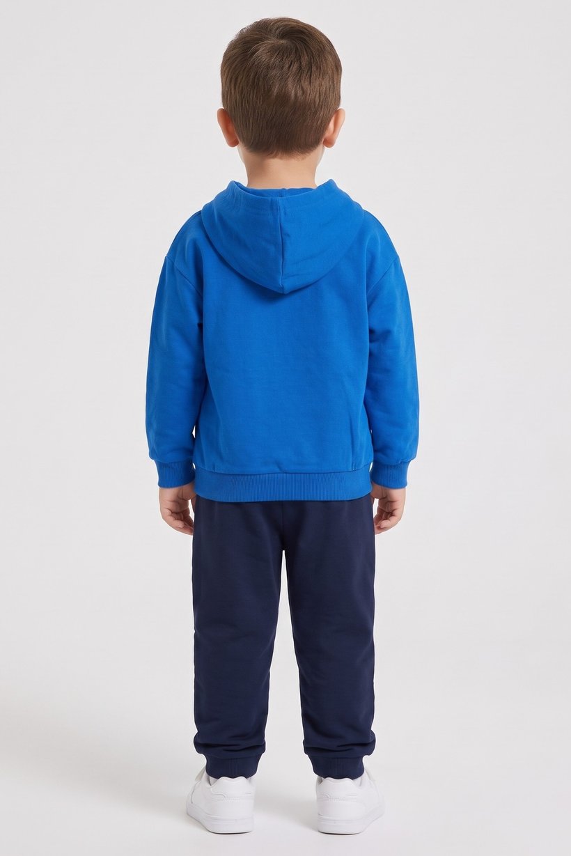 Toddlers Boy 2 Pieces Graphic Print Long Sleeve Hoodie And Jogger Set, Multicolor