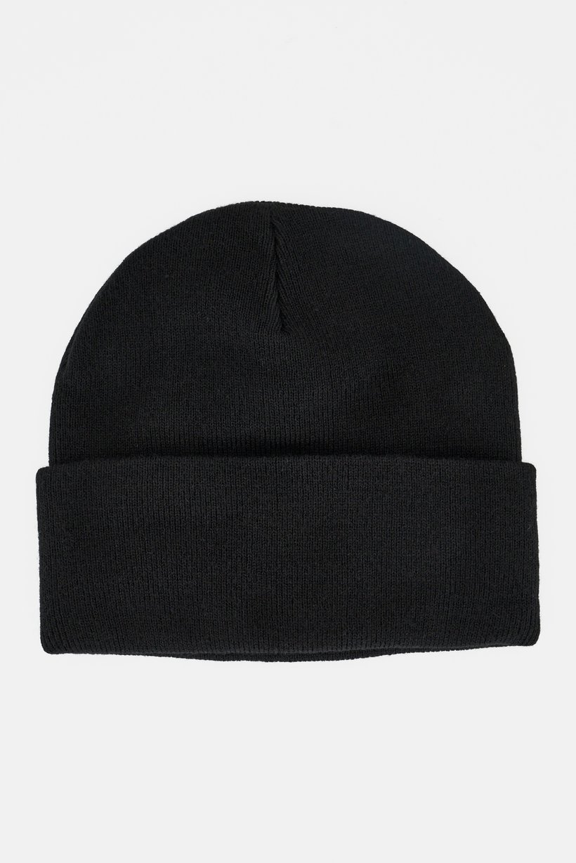 Men Warm Tones Beanie, Black