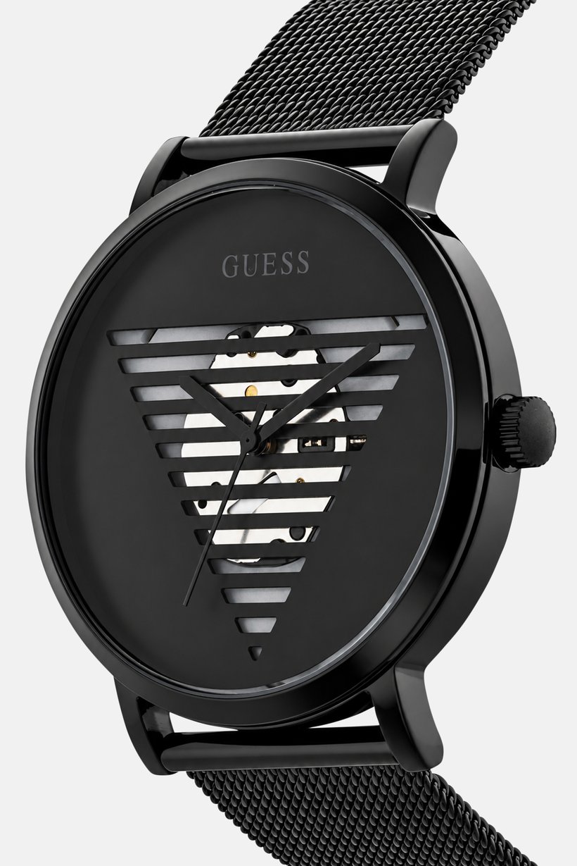 Men GW0502G2 Analog Stainless Steel Watch 44 mm, Black