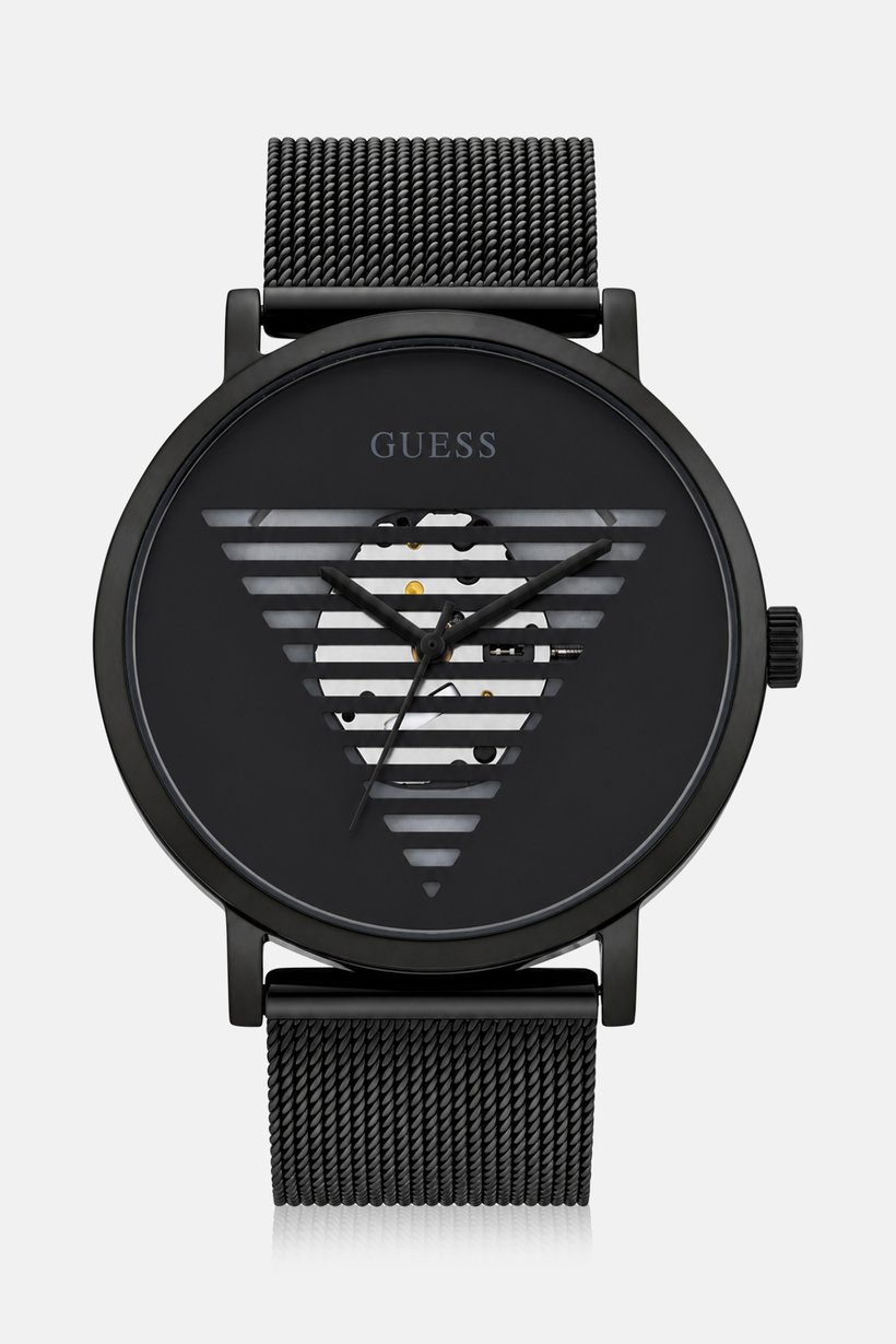 Men GW0502G2 Analog Stainless Steel Watch 44 mm, Black