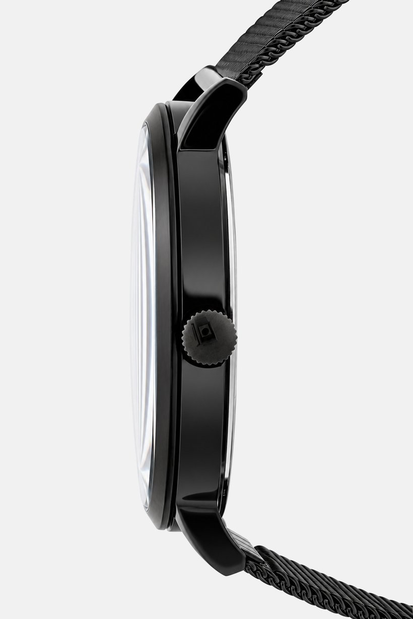 Men GW0502G2 Analog Stainless Steel Watch 44 mm, Black